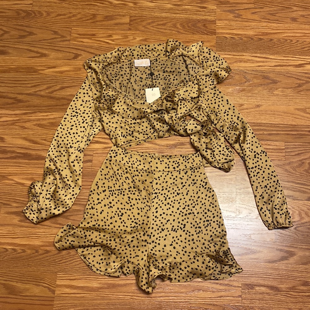 Club London Leopard 2 Piece Set